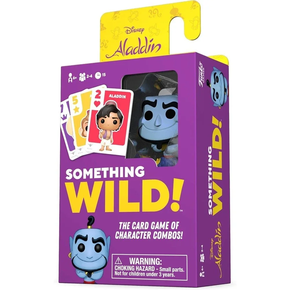 Funko Something Wild! Disney Aladdin w/ Genie Pocket Pop! Game for 2-4 Player